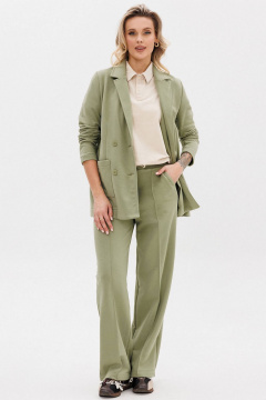 Костюм в стиле smart casual из трикотажа и хлопка GO F3078/26-02. 164-170 - фото 2