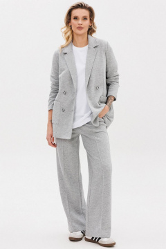 Современный костюм из трикотажа с контрастными швами GO F3078/50-04. 170-176 - фото 5