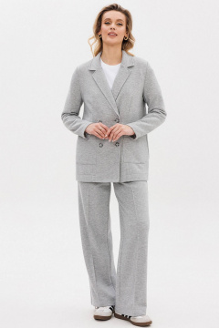 Современный костюм из трикотажа с контрастными швами GO F3078/50-04. 170-176 - фото 1