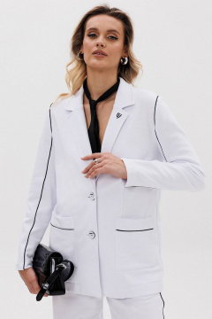 Стильный костюм из хлопкового вельвета с юбкой GO F3079/01-01. 170-176 - фото 4