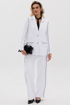 Стильный костюм из хлопкового вельвета с юбкой GO F3079/01-01. 170-176 - фото 3