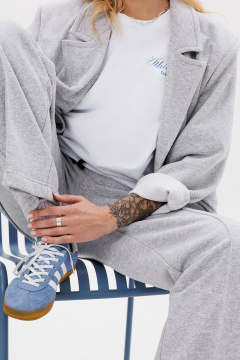 Костюм из хлопкового штрукса с прямыми брюками и жакетом GO F3105/50-04. 170-176 - фото 5