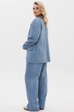 Деловой костюм из хлопкового вельвета с юбкой-миди GO F3106/29-1413. 170-176 - фото 4