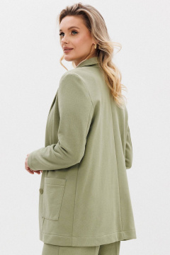 Деловой жакет в стиле smart casual из трикотажа и хлопка GO F4078/26-02. 164-170 - фото 2