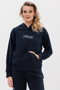 Базовое худи-реглан с принтом, эспаланом и карманом-кенгуру GO F4100а/20-04. 164-170 - фото 1