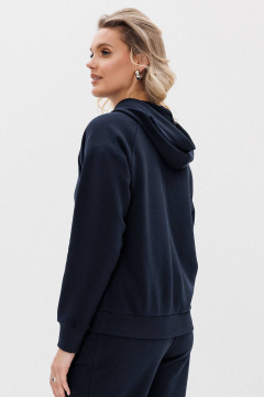 Базовое худи-реглан с принтом, эспаланом и карманом-кенгуру GO F4100а/20-04. 164-170 - фото 3