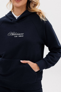 Базовое худи-реглан с принтом, эспаланом и карманом-кенгуру GO F4100а/20-04. 164-170 - фото 2