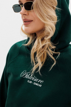 Базовое худи-реглан с принтом, эспаланом и карманом-кенгуру GO F4100а/25-02. 170-176 - фото 3