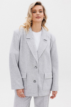 Жакет oversize с широкими плечами и лацканами GO F4105/50-04. 170-176 - фото 3