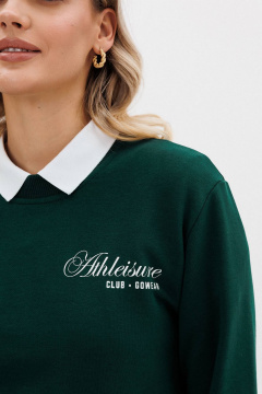 Свитшот на каждый день с дизайном из трикотажа GO F4107а/25-02. 164-170 - фото 3