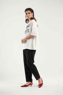 Классические брюки с складками и прорезными карманами Deesses 4329.1 - фото 5