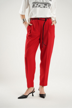 Брюки с прорезными карманами и складками из текстиля Deesses 4329 - фото 3