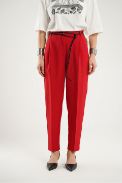 Брюки с прорезными карманами и складками из текстиля Deesses 4329 - фото 2