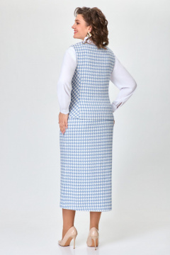 Жилет и юбка комплект деловой и повседневной носки Svetlana-Style 2200 голубой - фото 2