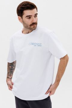 Футболка с контрастной печатью из хлопкового трикотажа GO M1001a/01-01. 176-182 - фото 1