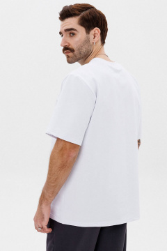 Футболка с контрастной печатью из хлопкового трикотажа GO M1001a/01-01. 176-182 - фото 4