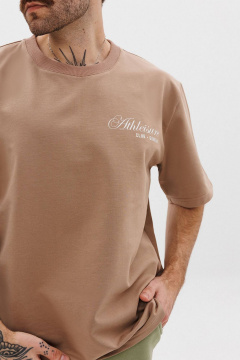 Футболка с контрастной печатью из хлопкового трикотажа GO M1001a/04-03. 176-182 - фото 3