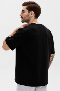 Футболка с контрастной печатью из хлопкового трикотажа GO M1001a/40-02. 176-182 - фото 2