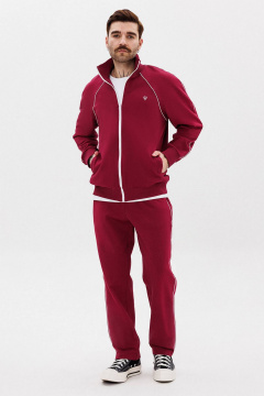 Мужские брюки с контрастным кантом, классическая посадка GO M2081/12-01. 176-182 - фото 3