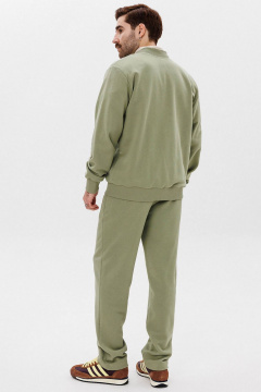 Брюки и джемпер спортивный костюм из хлопка с бомбером GO M3071/26-02. 176-182 - фото 2