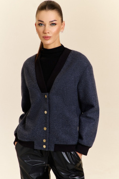 Бомбер DILIA 0922 серый - фото 1