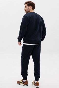 Брюки и свитшот спортивный костюм из трикотажа с логотипом GO M3107а/20-04. 176-182 - фото 2