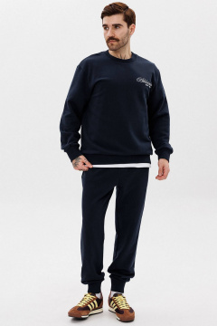 Брюки и свитшот спортивный костюм из трикотажа с дизайном GO M3107а/20-04. 182-188 - фото 1