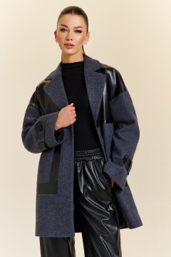 Тренч DILIA 0921 серый - фото 2