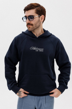 Худи хлопковый реглан с печатью для мужчин GO M4100а/20-04. 176-182 - фото 1