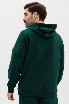 Худи хлопковый реглан с печатью и карманом кенгуру GO M4100а/25-02. 176-182 - фото 2