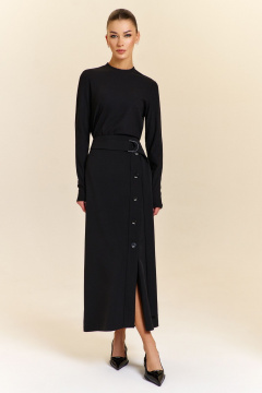 Юбка DILIA 0924 черный - фото 2