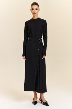 Юбка DILIA 0924 черный - фото 1