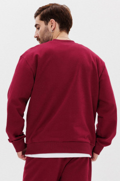 Свитшот хлопковый с контрастной печатью для мужчин GO M4107а/12-01. 176-182 - фото 3