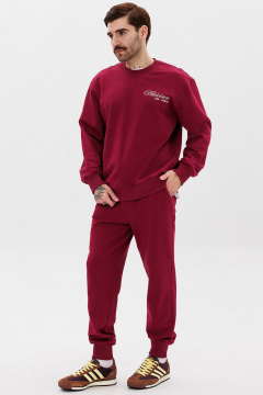 Свитшот хлопковый с контрастной печатью для мужчин GO M4107а/12-01. 176-182 - фото 2