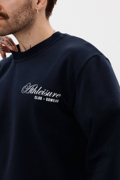 Свитшот хлопковый с печатью и манжетами из кашкорсе GO M4107а/20-04. 176-182 - фото 2