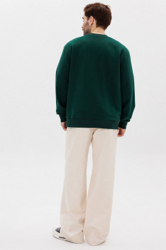 Свитшот хлопковый с контрастной печатью для мужчин GO M4107а/25-02. 182-188 - фото 2