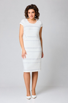 Платье и жакет из вискозы и полиэстера в молочном стиле Slaviaelit 549 - фото 5