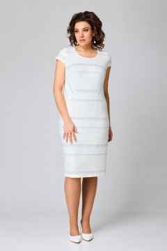 Платье и жакет из вискозы и полиэстера в молочном стиле Slaviaelit 549 - фото 4