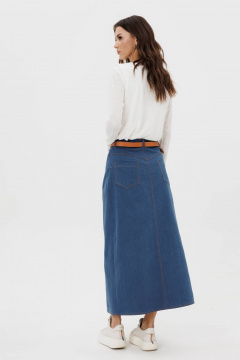 Демисезонный трикотажный лонгслив и майка из вискозы Fantazia Mod 4908 молочный - фото 3