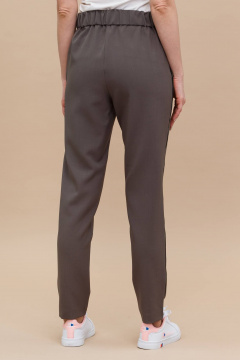 Брюки зауженные с лампасами и резинкой Domna 12072 (170)темно-оливковый - фото 3