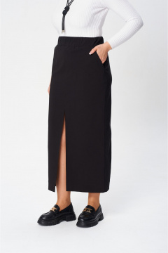 Юбка макси высокая талия с разрезом из вискозы AXXA 3012 - фото 5