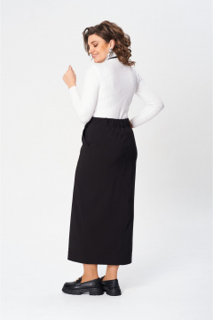 Юбка макси высокая талия с разрезом из вискозы AXXA 3012 - фото 4