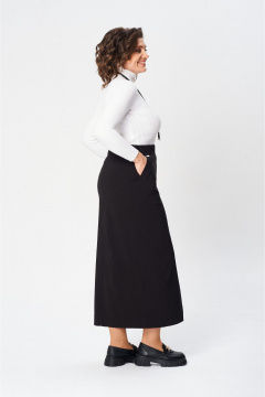 Юбка макси высокая талия с разрезом из вискозы AXXA 3012 - фото 3