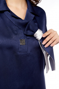 Двухпредметный костюм блуза с лацканами и брюки свободного кроя Jurimex 3272-2 - фото 5