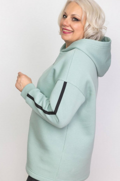 Джемпер женский приталенный с капюшоном и тесьмой Camelia 2434 2 - фото 4