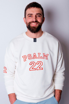 Молочный свитшот свободного кроя мужской MariSt 32001 молочный - фото 4