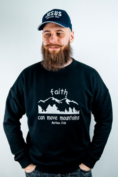 Черный свитшот свободного кроя мужской MariSt 32004 черный - фото 5