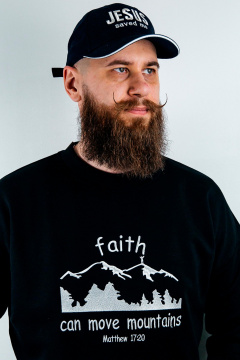 Черный свитшот свободного кроя мужской MariSt 32004 черный - фото 4