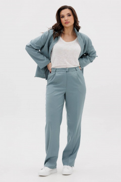 Кэжуал костюм из ткани, брюки и рубашка на каждый день Fantazia Mod 4744/1 - фото 4