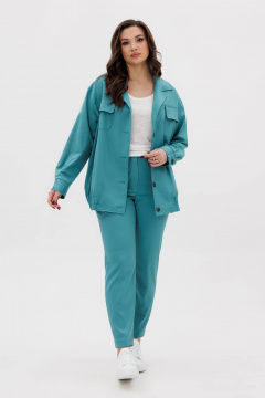 Весенний костюм из ткани с прорезным карманом Fantazia Mod 4614/1 - фото 2